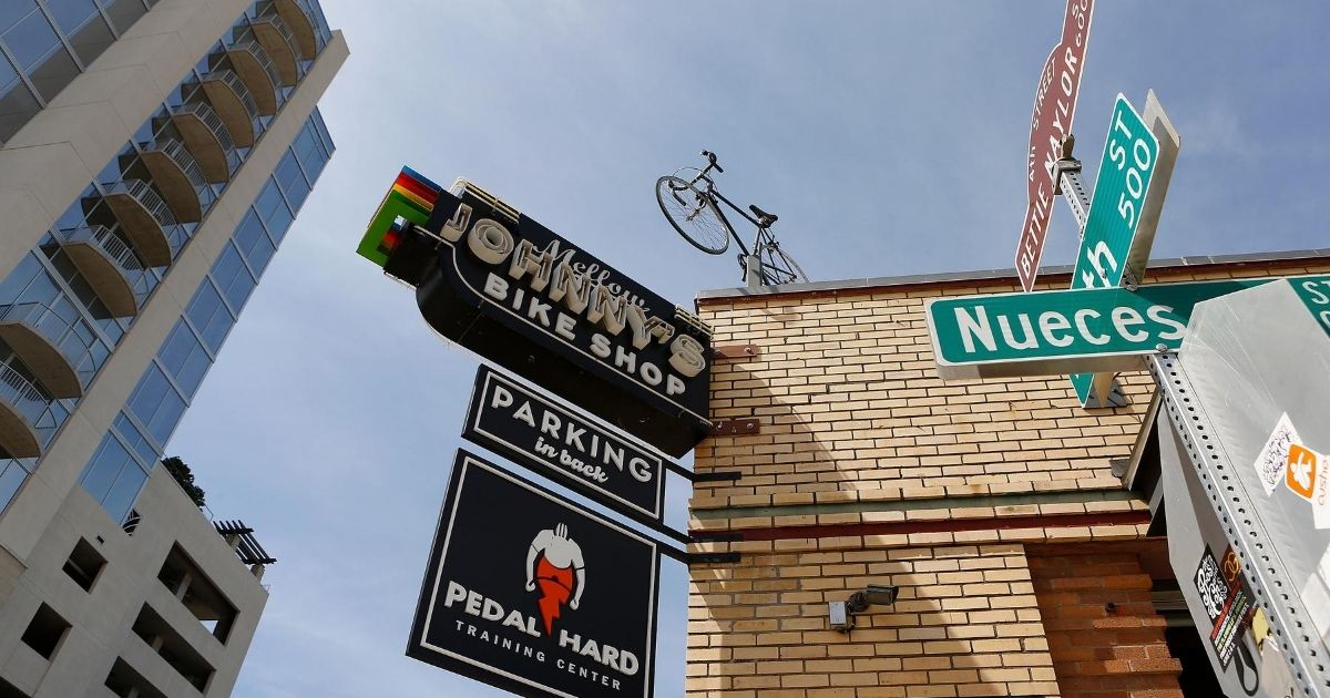 Mellow Johnny's bike shop in Austin, Texas, is seen Oct. 18, 2012.