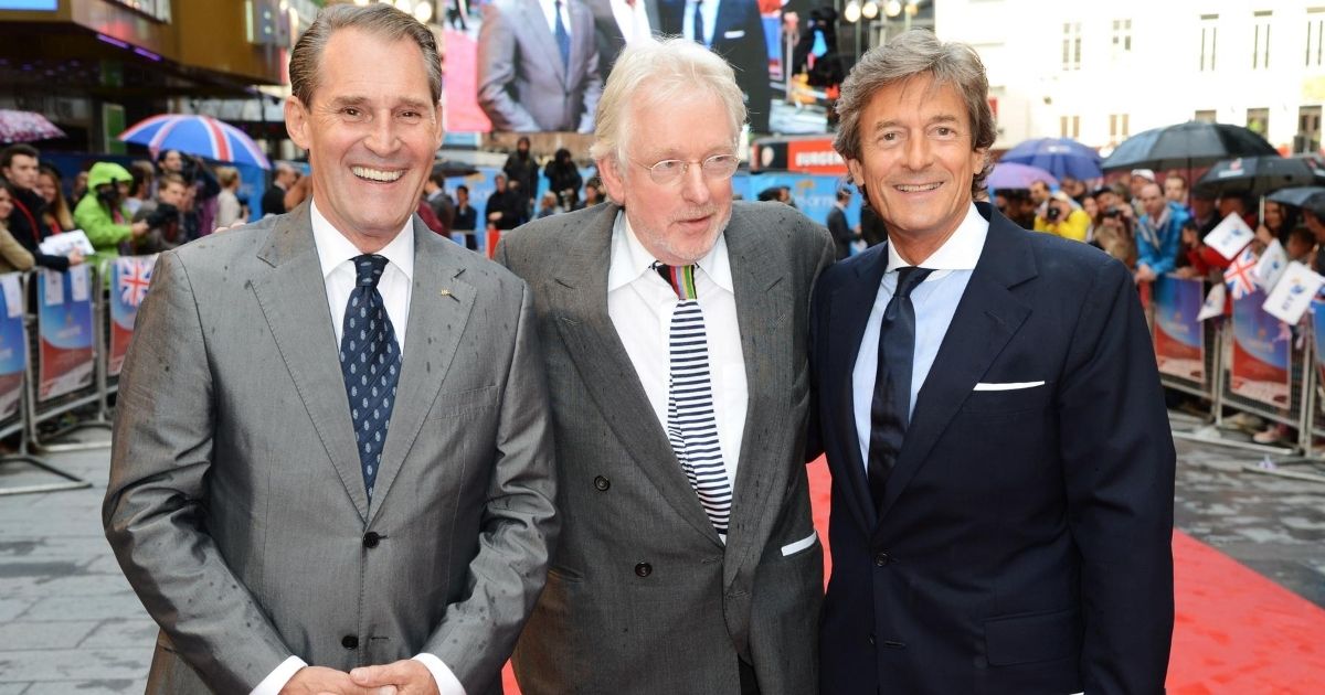 Ben Cross, left, attends the U.K. premiere of "Chariots of Fire" with Hugh Hudson, center, and Nigel Havers at the Empire Leicester Square in London on July 10, 2012.