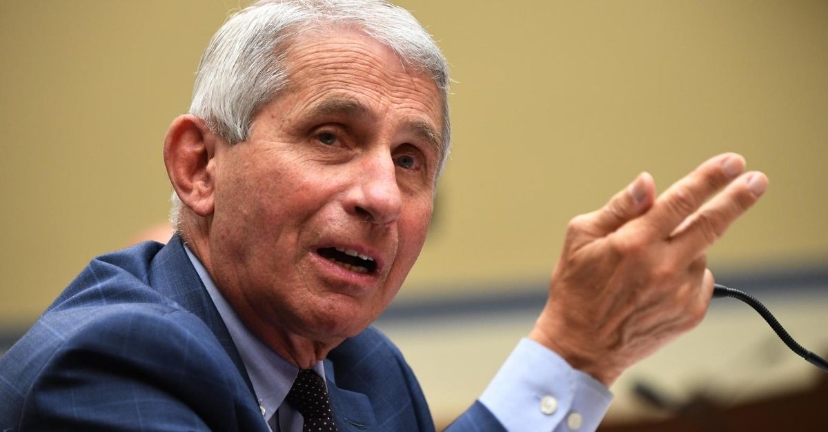 Dr. Anthony Fauci testifies before a House Subcommittee on the Coronavirus Crisis hearing on July 31, 2020, in Washington, D.C.