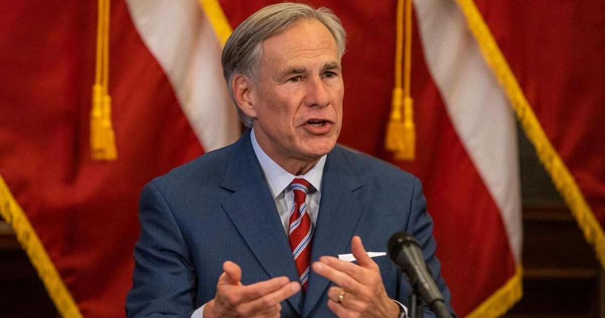 Texas Republican Gov. Greg Abbott speaks during a news conference at the Texas State Capitol on May 18, 2020, in Austin, Texas.