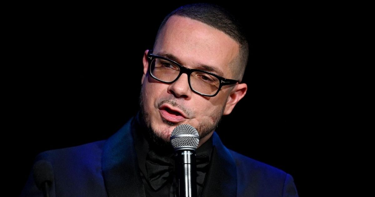 Shaun King accepts an award onstage during Rihanna's 5th annual Diamond Ball at Cipriani Wall Street in New York City on Sept. 12, 2019