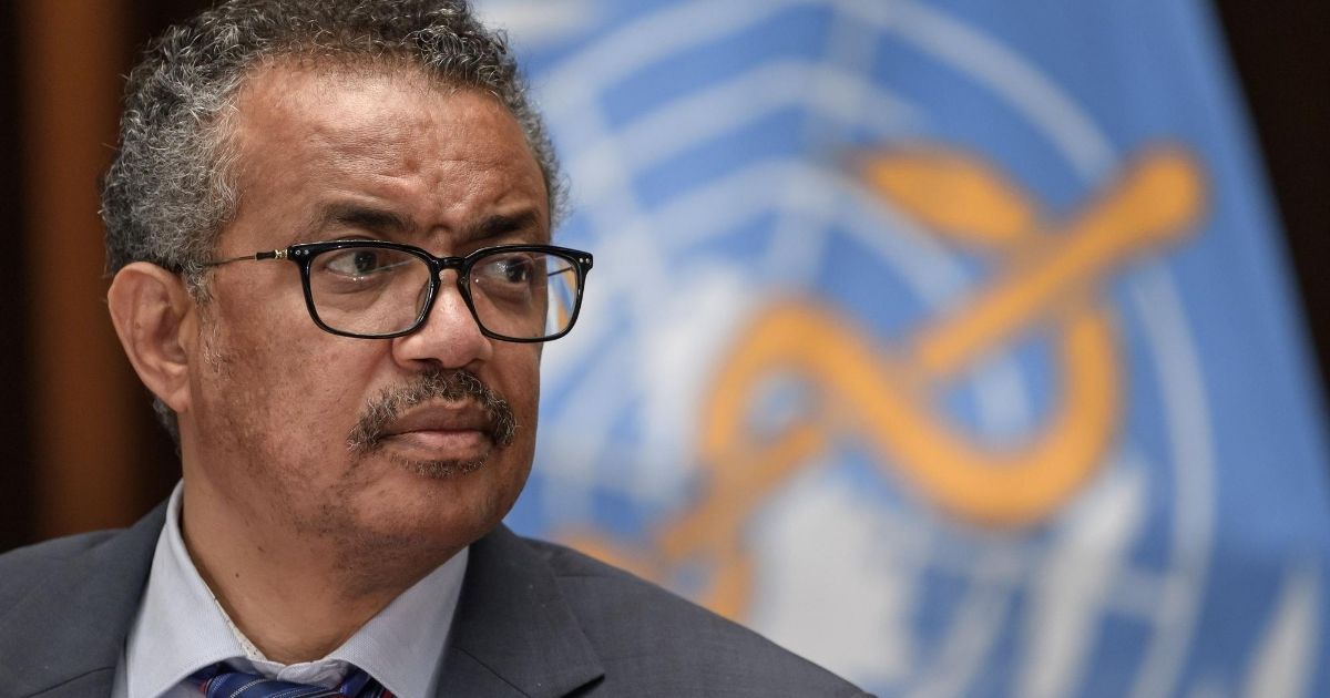World Health Organization Director-General Tedros Adhanom Ghebreyesus attends a news conference July 3, 2020, at the WHO headquarters in Geneva.
