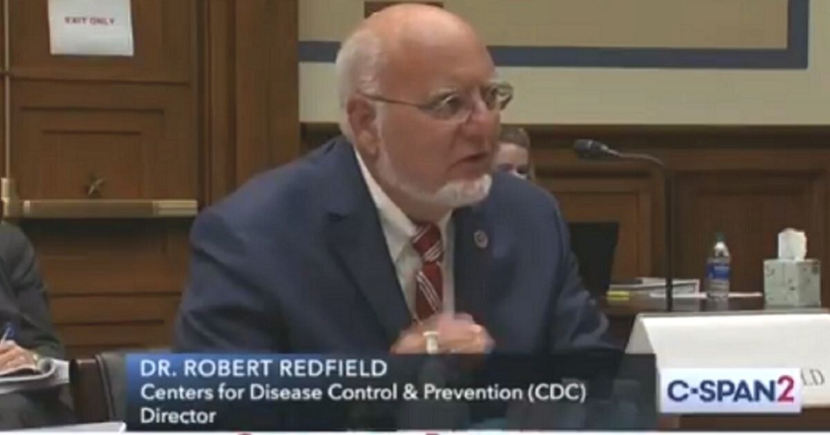 Centers for Disease Control and Prevention Director Robert Redfield testifies before a House committee on the coronavirus crisis.