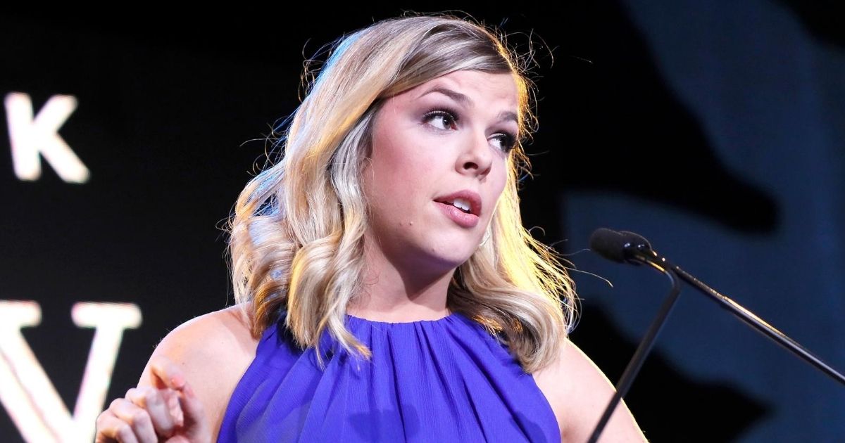 Conservative podcast host Allie Beth Stuckey speaks at the Save the Storks 2nd Annual Stork Charity Ball at the Trump International Hotel on Jan. 17, 2019, in Washington, D.C.