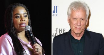 Liberal commentator Jemele Hill, left; and conservative actor James Woods, right.