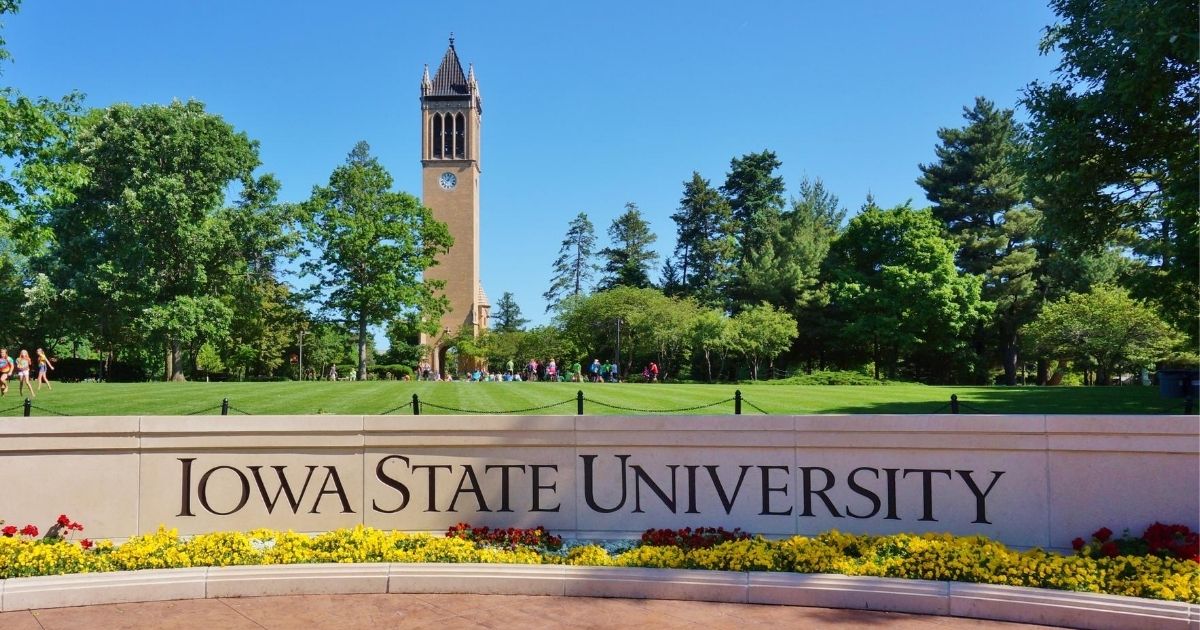 The campus of Iowa State University in Ames, Iowa, is pictured above.