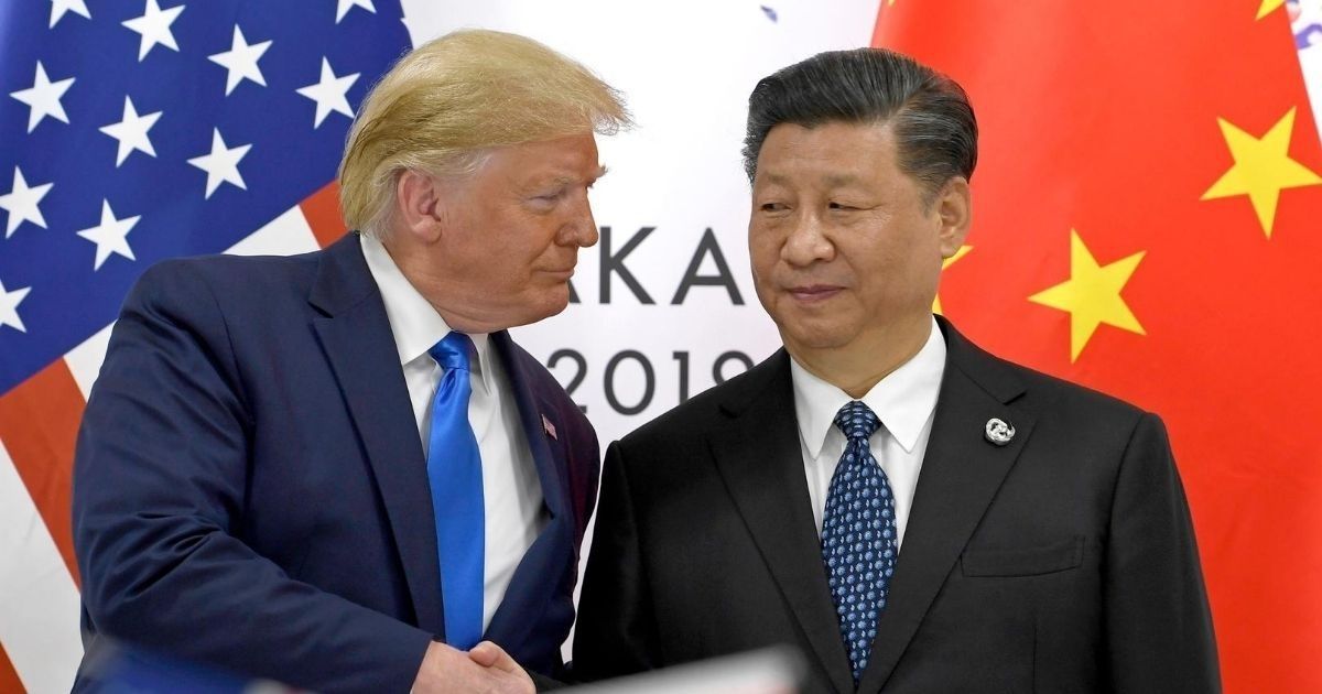 President Donald Trump shakes hands with Chinese President Xi Jinping during a sideline meeting at the G-20 summit in Osaka, Japan, on June 29, 2019.