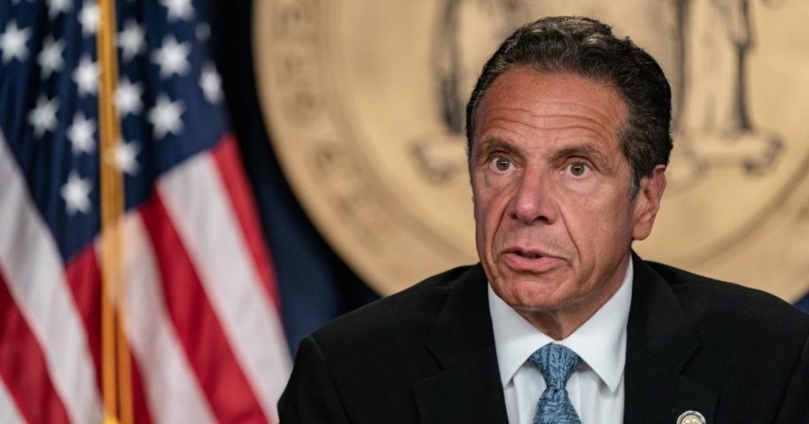 New York Gov. Andrew Cuomo speaks during a daily media briefing on July 23, 2020, in New York City.