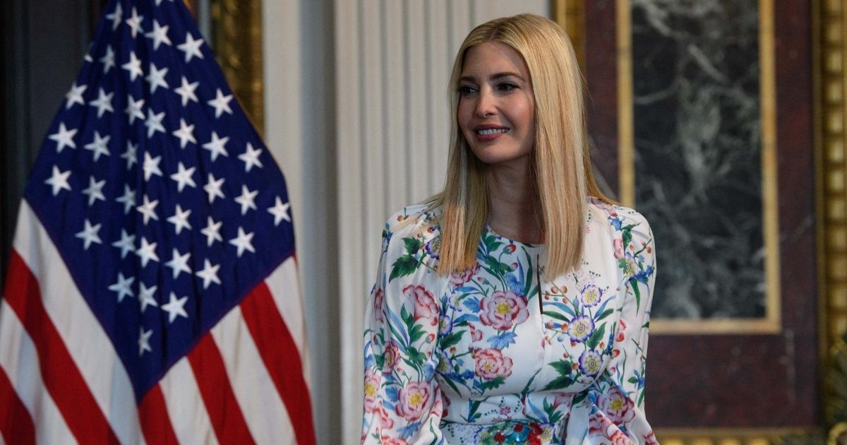 Ivanka Trump, daughter and adviser to President Donald Trump, arrives at a meeting on human trafficking at the Eisenhower Executive Office Building in Washington, D.C., on Aug. 4, 2020.