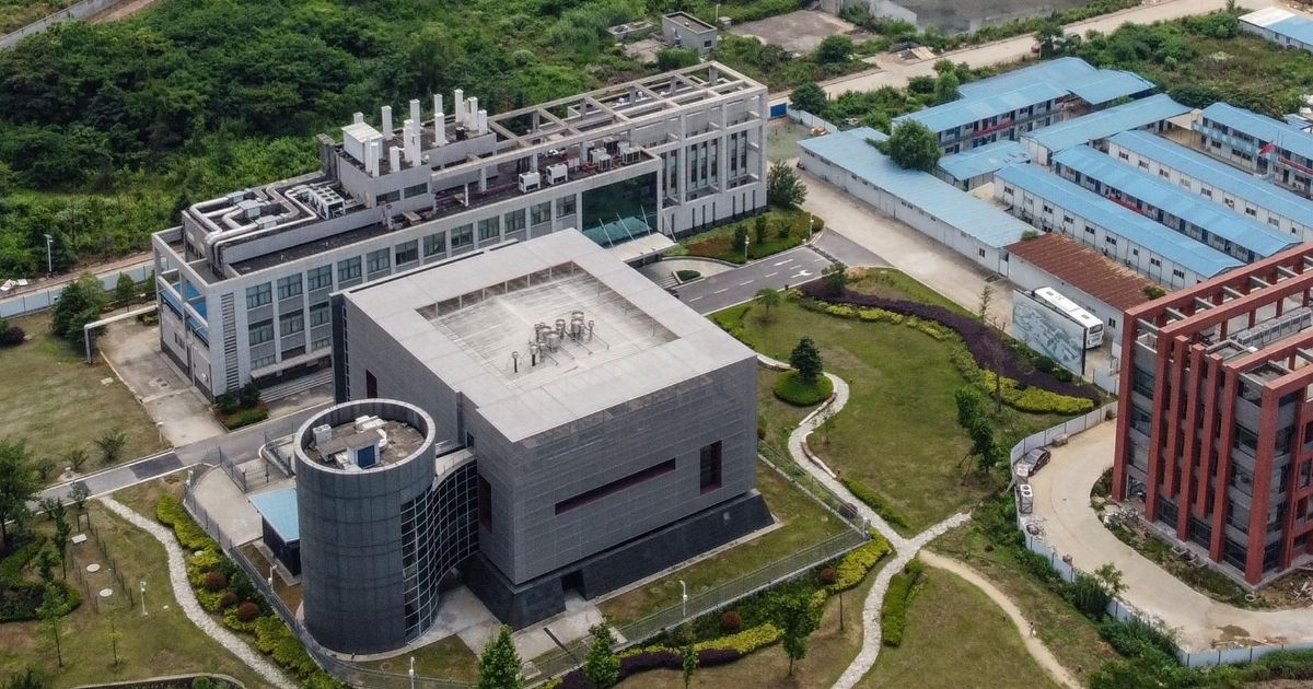 This aerial view shows the laboratory on the campus of the Wuhan Institute of Virology in Wuhan in China's central Hubei province on May 27, 2020.