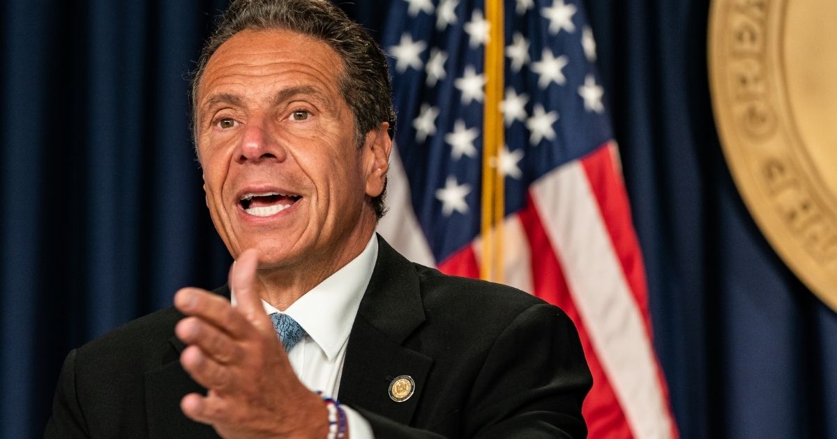 New York Gov. Andrew Cuomo speaks during the daily media briefing on July 23, 2020, in New York City.