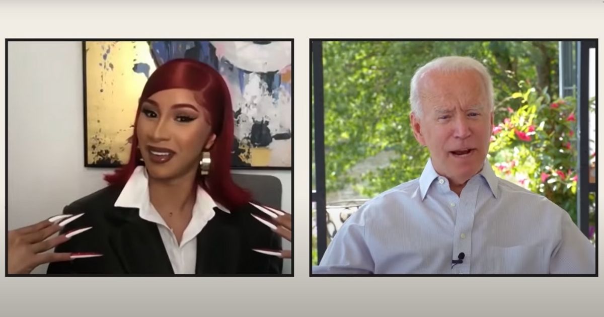 Rapper Cardi B interviews Democratic presidential nominee Joe Biden.