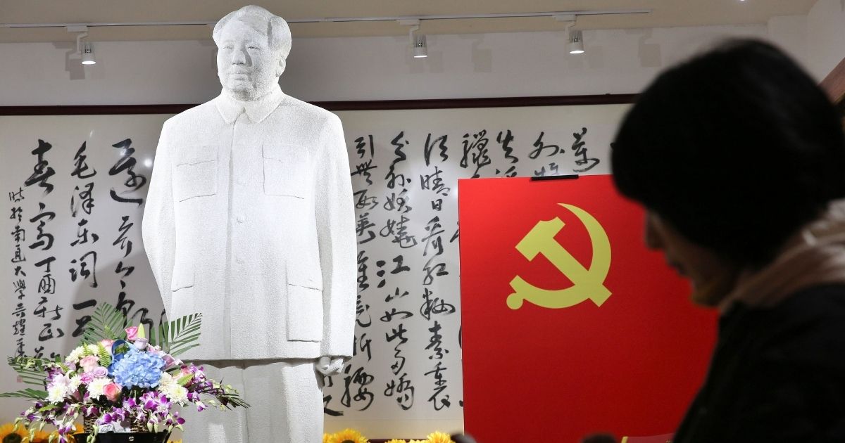 People visit a museum of artworks of the late former Chinese Communist Party leader Mao Zedong to mark his 126th birthday in Nantong on Dec. 26, 2019.