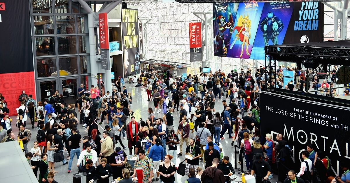 A view of the crowds during New York Comic Con 2018 at Jacob K. Javits Convention Center is seen above on Oct. 4, 2018, in New York City.