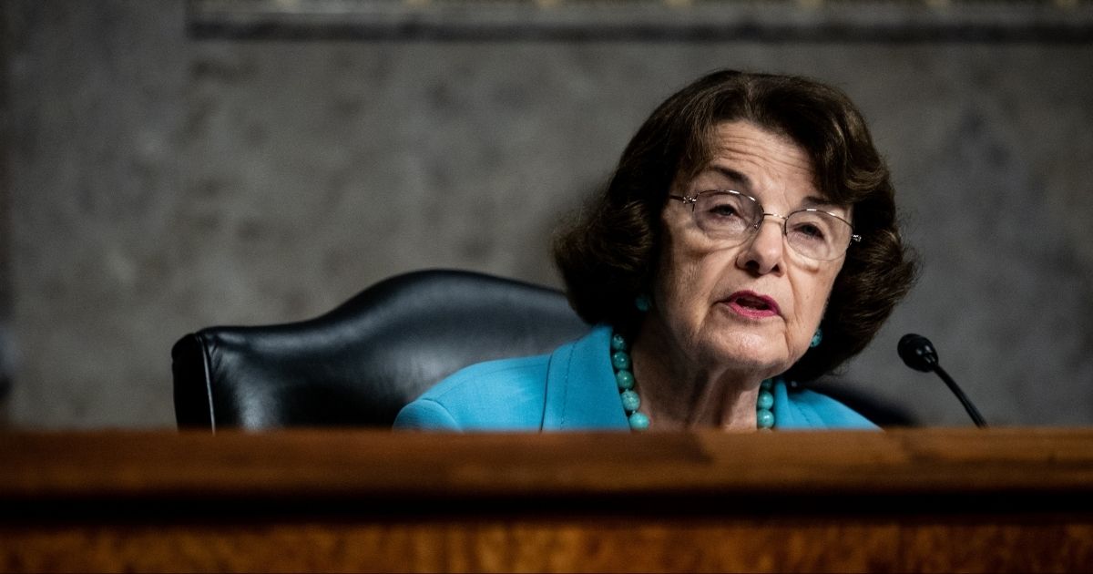 Democratic California Sen. Dianne Feinstein speaks during a Senate Judiciary Committee hearing Aug. 5, 2020.