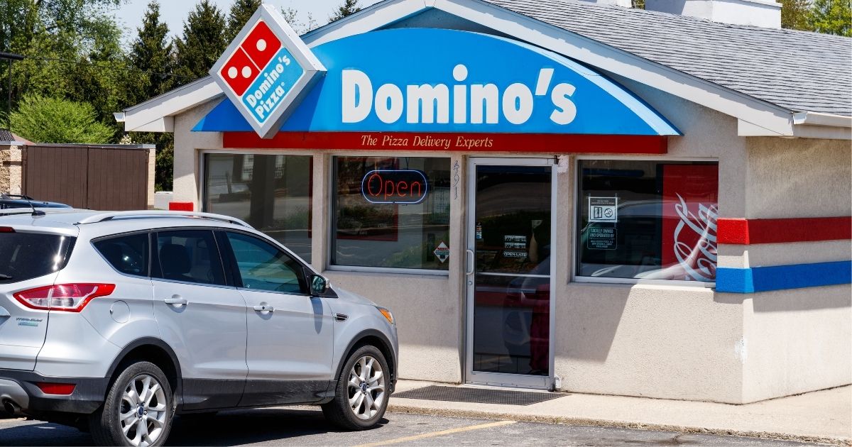 A Domino's location is seen above. The pizza chain has pledged the biggest recorded donation that St. Jude has ever received.