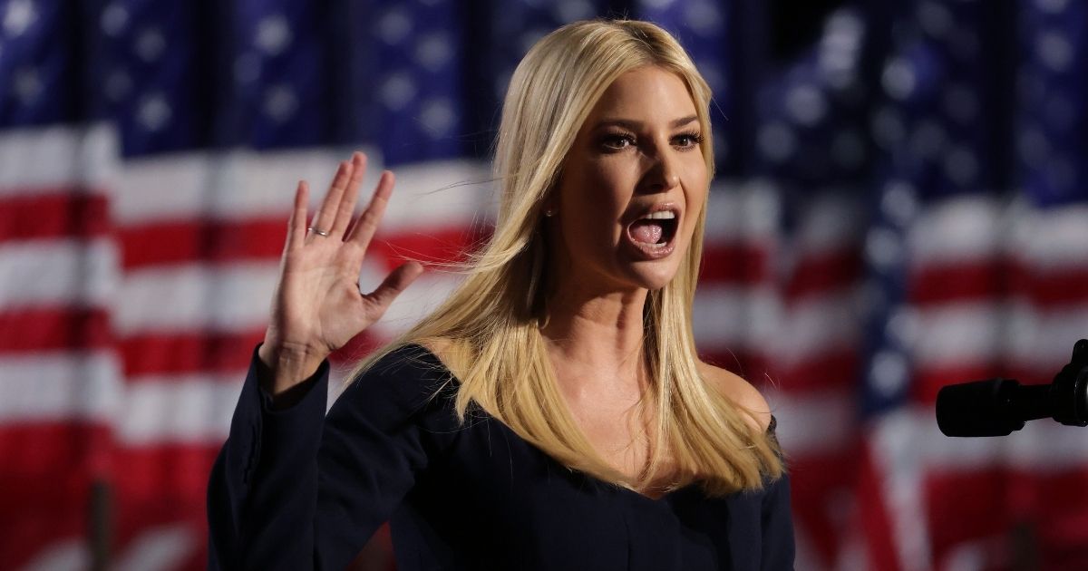 Ivanka Trump speaks on the South Lawn of the White House on Aug. 27, 2020, in Washington, D.C.