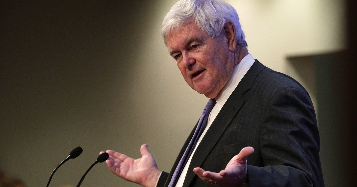 Former Speaker of the House Newt Gingrich speaks during a discussion at the Heritage Foundation on Dec. 13, 2016, in Washington, D.C.