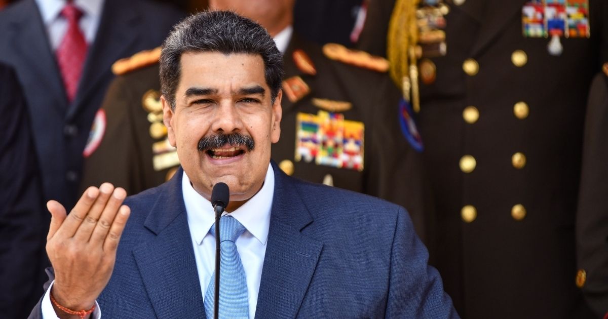 President Nicolas Maduro of Venezuela speaks during a press conference March 12, 2020, in Caracas, Venezuela.