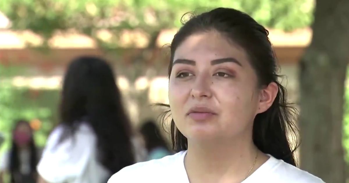 Maria Jose Rodriguez, a 24-year-old illegal immigrant living in California, talks about canvassing in advance of the November elections.