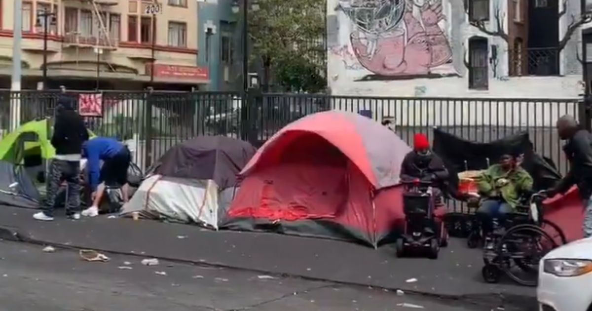House Speaker Nancy Pelosi's constituents live in sidewalk tents in San Francisco.
