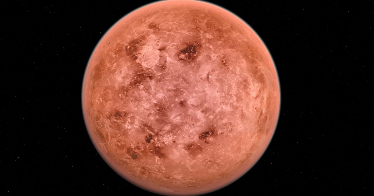 An artist's rendition of Venus is pictured above.