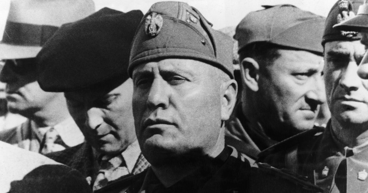 Italian dictator Benito Mussolini (1883 - 1945) in military uniform, circa 1940.