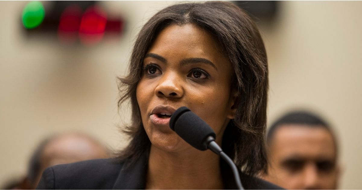 WASHINGTON, DC - APRIL 09: Candace Owens of Turning Point USA testifies during a House Judiciary Committee hearing discussing hate crimes and the rise of white nationalism on Capitol Hill on April 9, 2019 in Washington, DC. Internet companies have come under fire recently for allowing hate groups on their platforms.