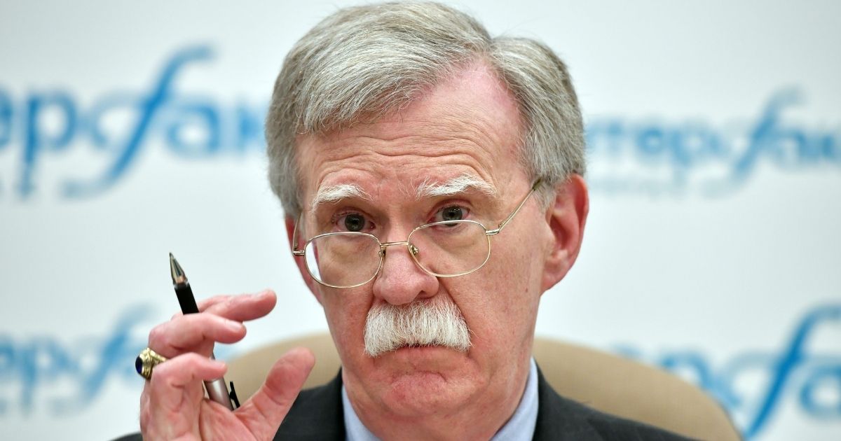 John Bolton, National Security Adviser to the US President, gives a press conference in Moscow on October 23, 2018.