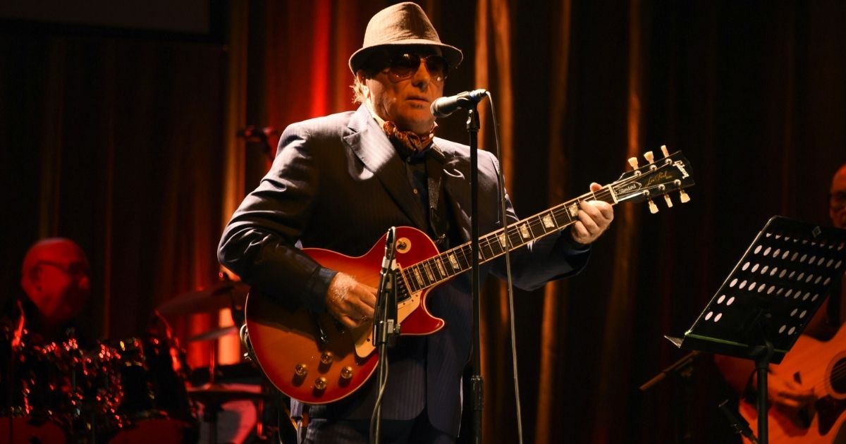 LONDON, ENGLAND - OCTOBER 28: Van Morrison performs at Bill Wyman's 80th Birthday Gala as part of BluesFest London at Indigo at The O2 Arena on October 28, 2016 in London, England.