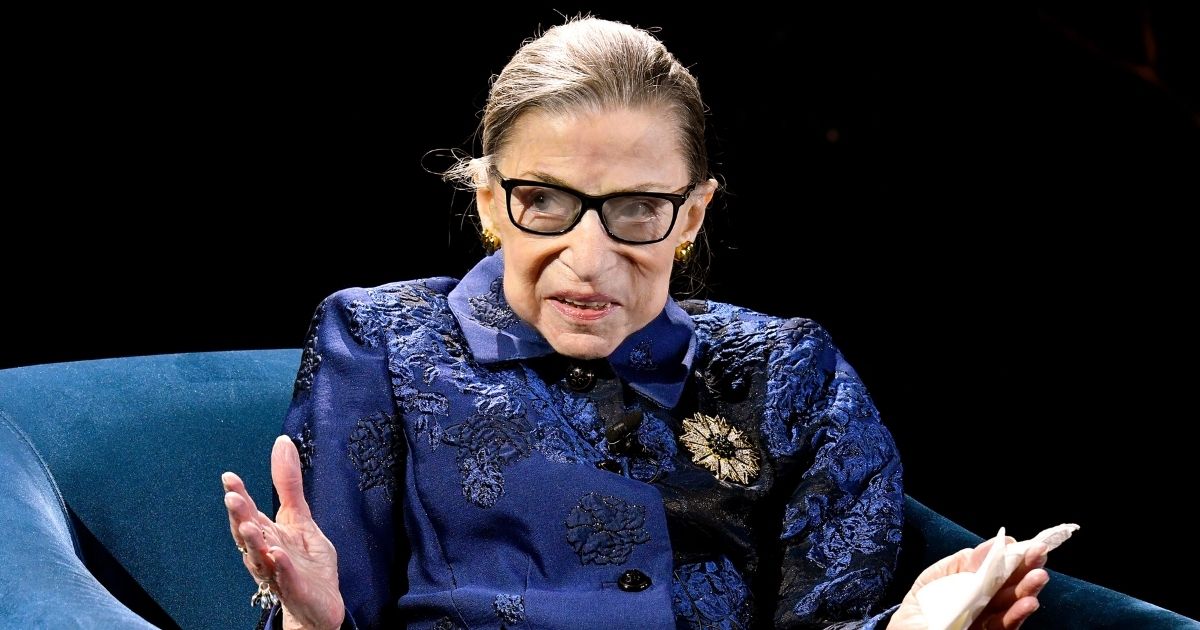 The late Supreme Court Justice Ruth Bader Ginsburg in a 2019 file photo.