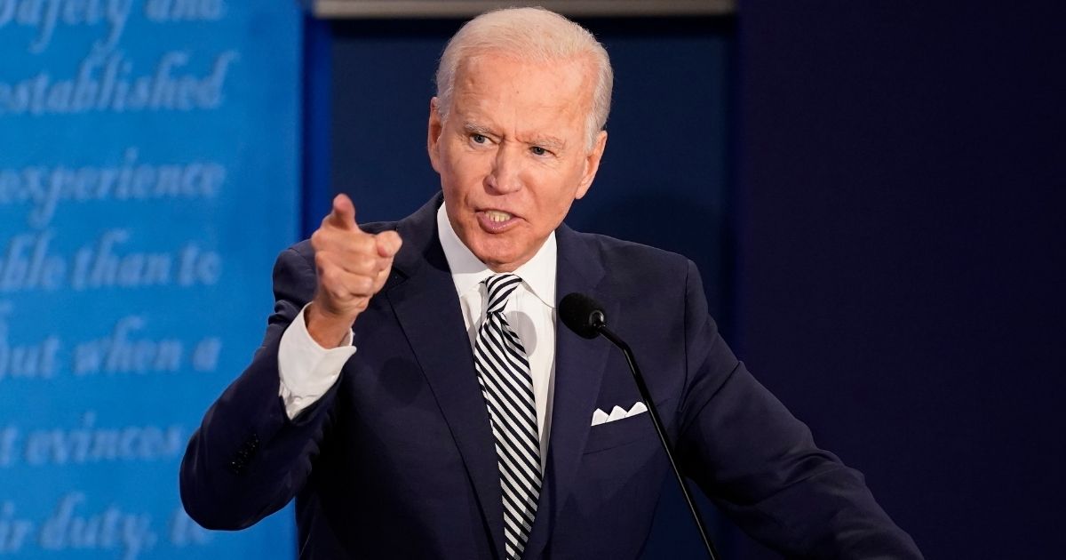 Democratic presidential nominee Joe Biden participates in the first presidential debate against President Donald Trump at the Health Education Campus of Case Western Reserve University on Tuesday in Cleveland, Ohio.