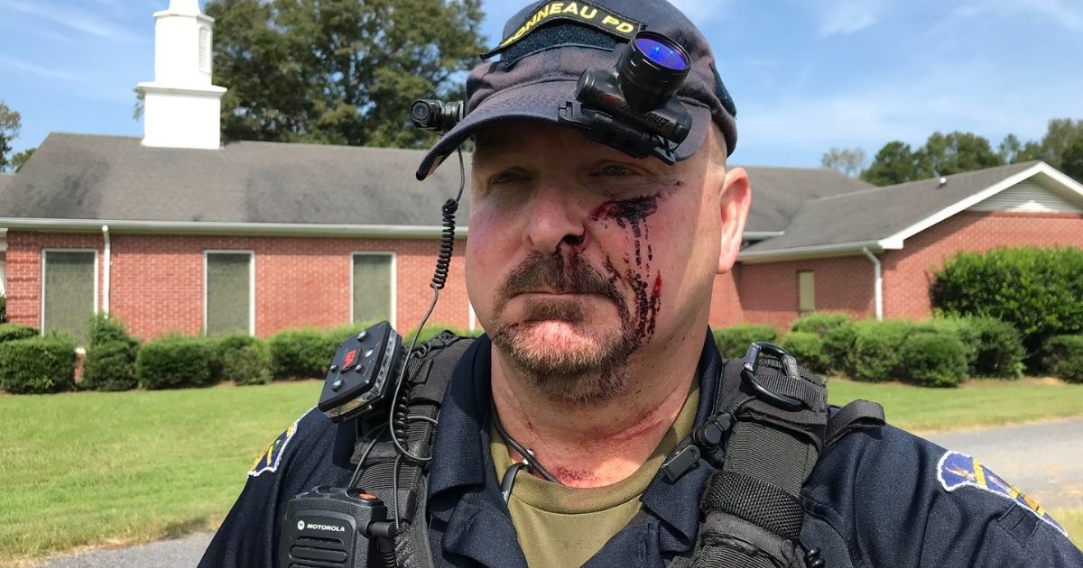 Bonneau, South Carolina, Police Chief Franco Fuda was reportedly stabbed in the face with an ice pick at his home on Sept. 7, 2020.