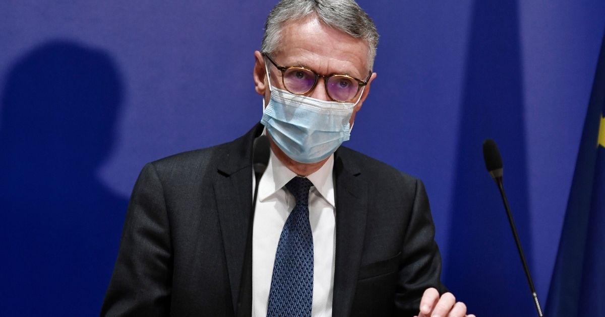 Anti-terrorism state prosecutor Jean-Francois Ricard speaks during a news conference on Sept. 29, 2020, after a man armed with a knife seriously wounded two people in a terror attack outside the former offices of French satirical weekly Charlie Hebdo in Paris.