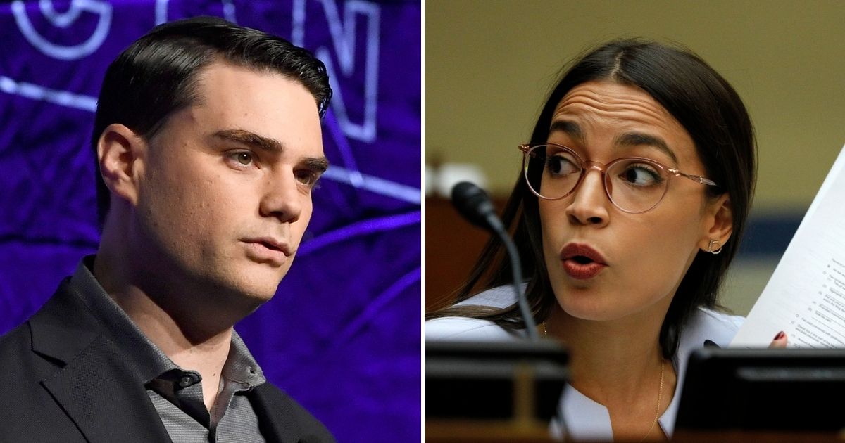 Ben Shapiro, left, schooled Democratic New York Rep. Alexandria Ocasio-Cortez after she called for the Supreme Court to be expanded.