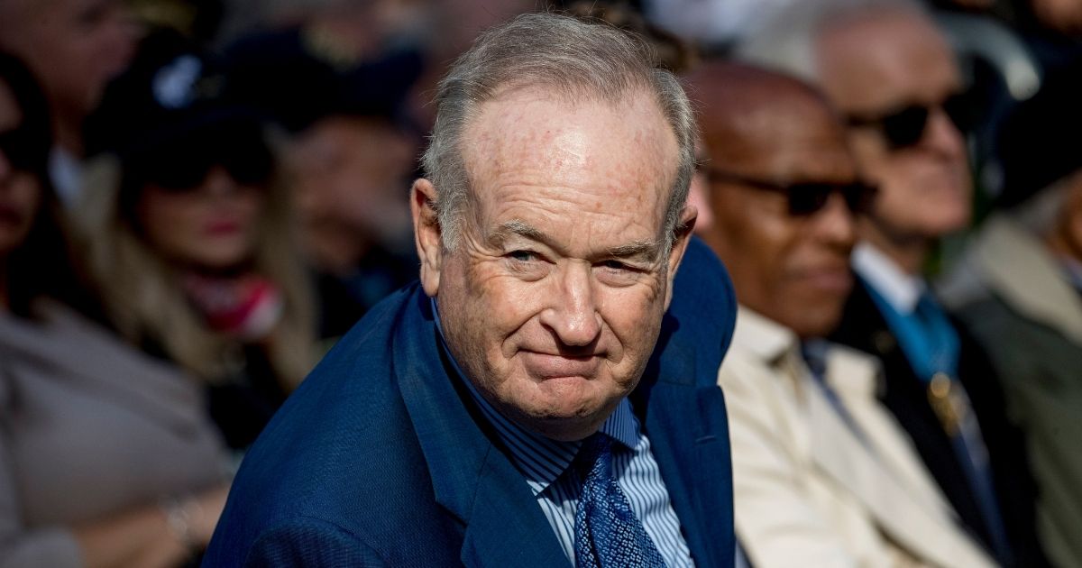 In this Nov. 11, 2019, file photo, Bill O'Reilly arrives before President Donald Trump and first lady Melania Trump participate in a wreath laying ceremony at the New York City Veterans Day Parade at Madison Square Park in New York.