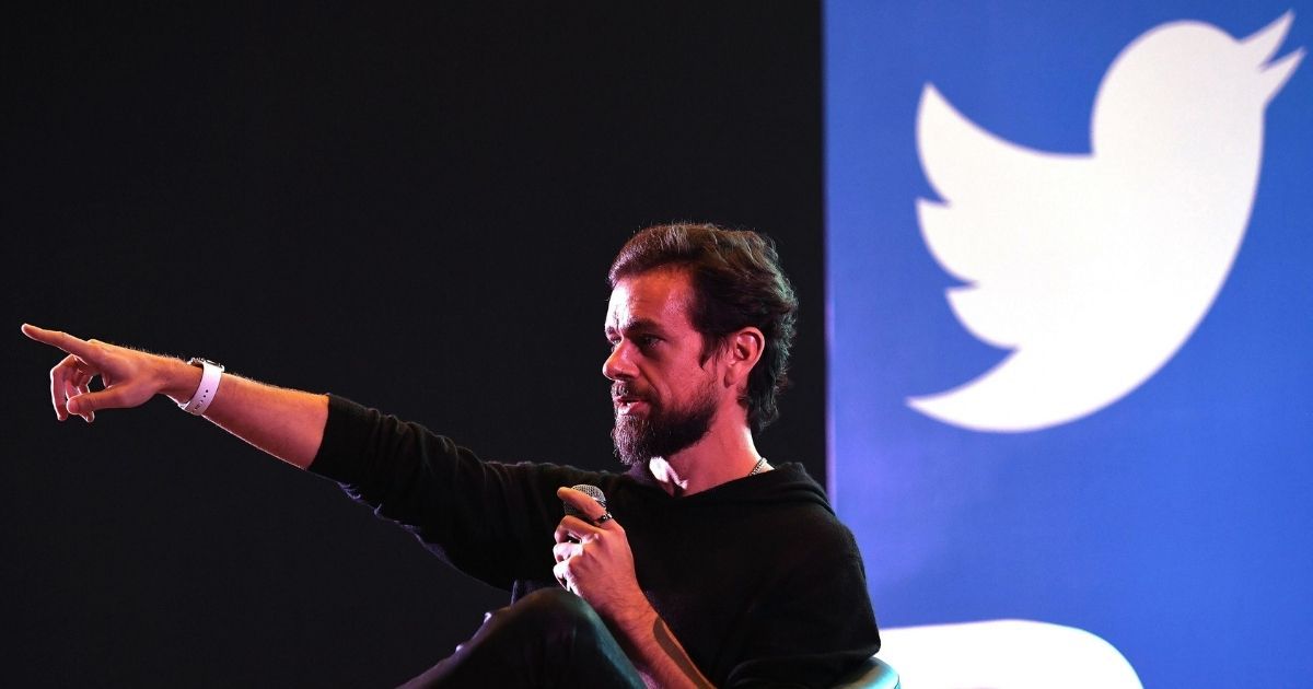 Twitter CEO Jack Dorsey gestures during an event with students at the Indian Institute of Technology in New Delhi on Nov. 12, 2018.