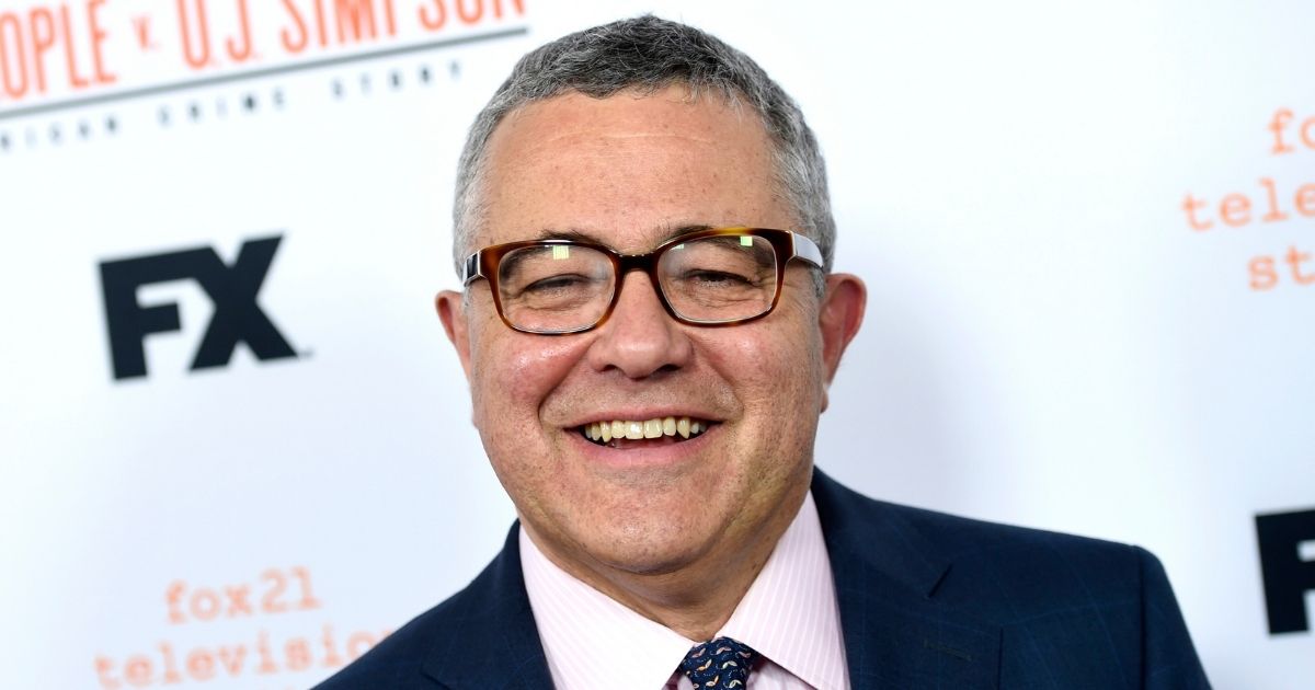CNN commentator Jeffrey Toobin arrives at the "American Crime Story: The People v. O.J. Simpson" event in Los Angeles on April 4, 2016.