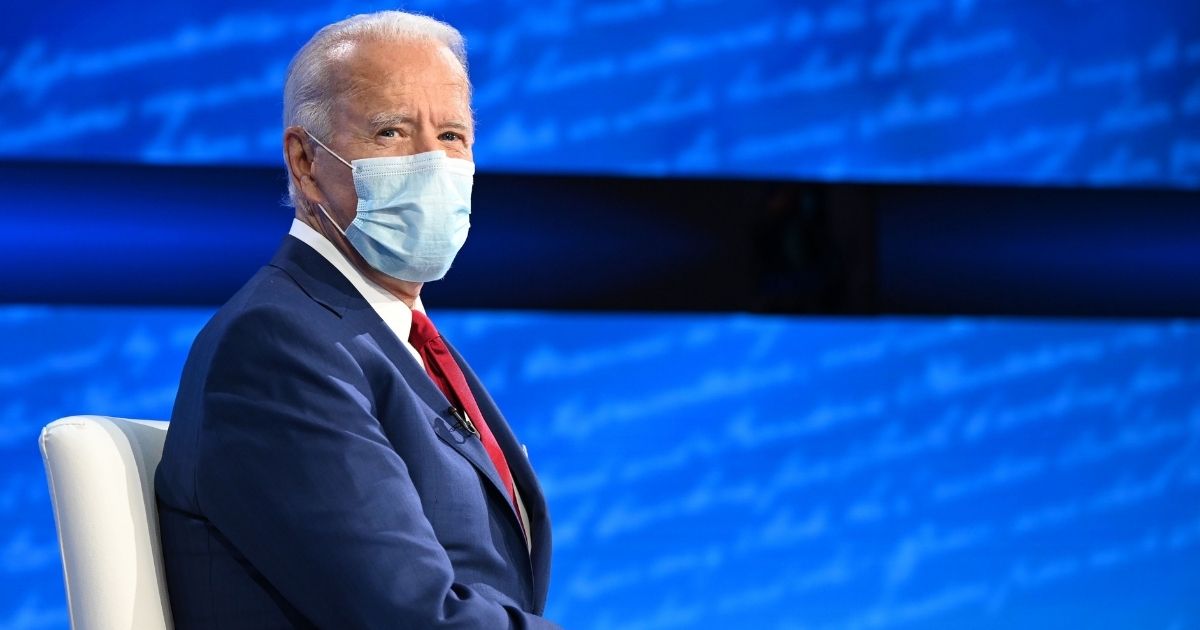 Democratic presidential candidate and Joe Biden participates in an ABC News town hall event at the National Constitution Center in Philadelphia on Thursday.