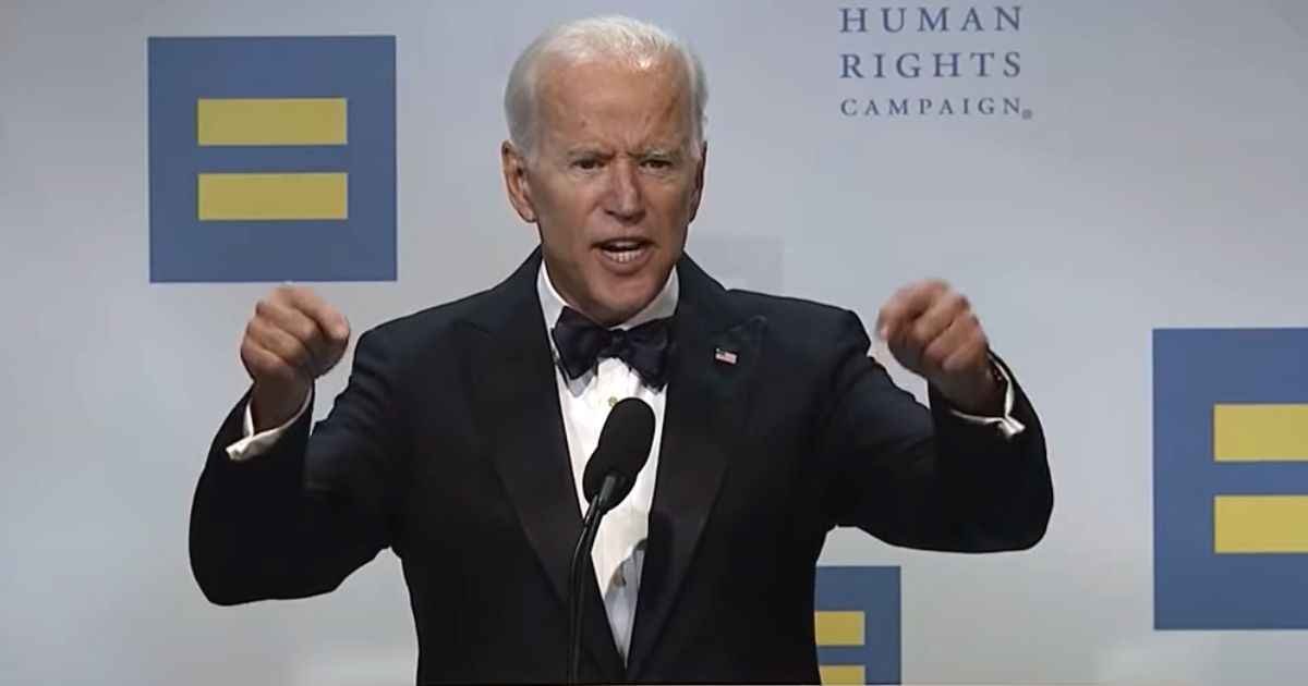 Former Vice President Joe Biden speaks at the Human Rights Campaign National Dinner in Washington, D.C., on Sept. 16, 2018.