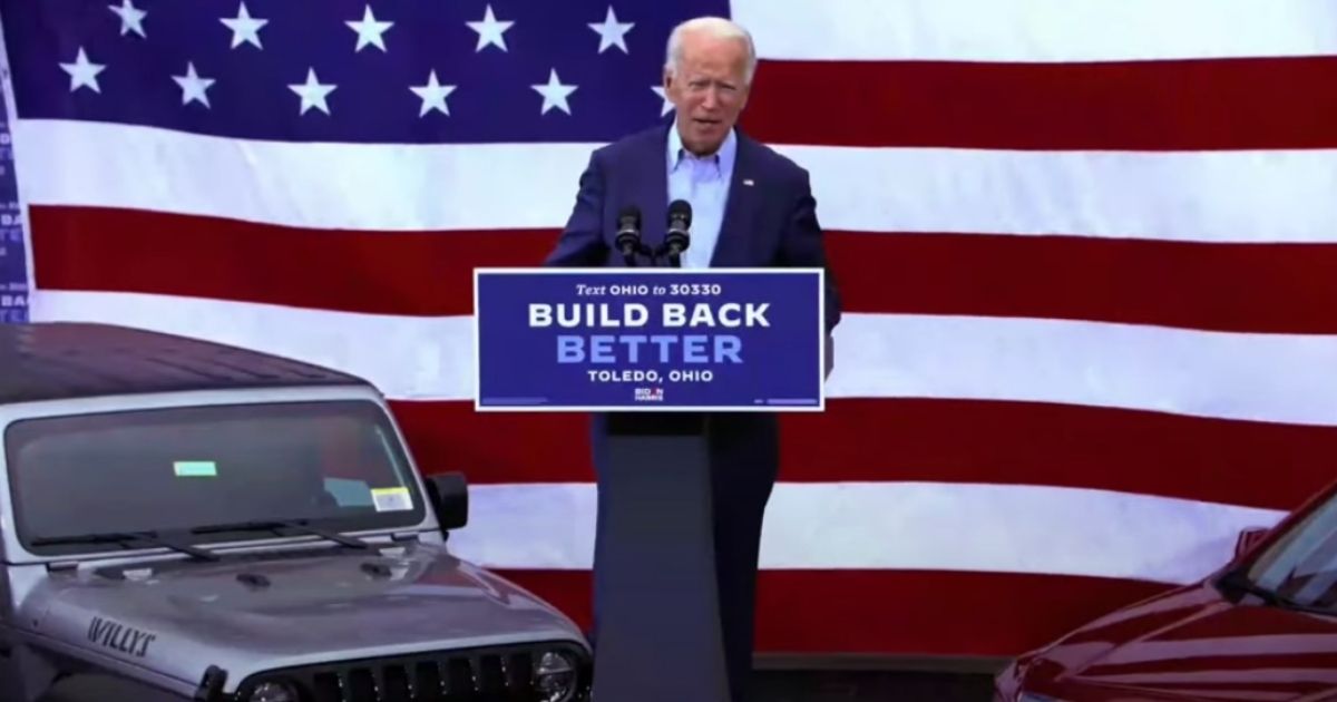 Democratic presidential nominee Joe Biden was delivering his opening remarks to supporters in Ohio when he slurred his speech so badly, it was difficult to understand him.