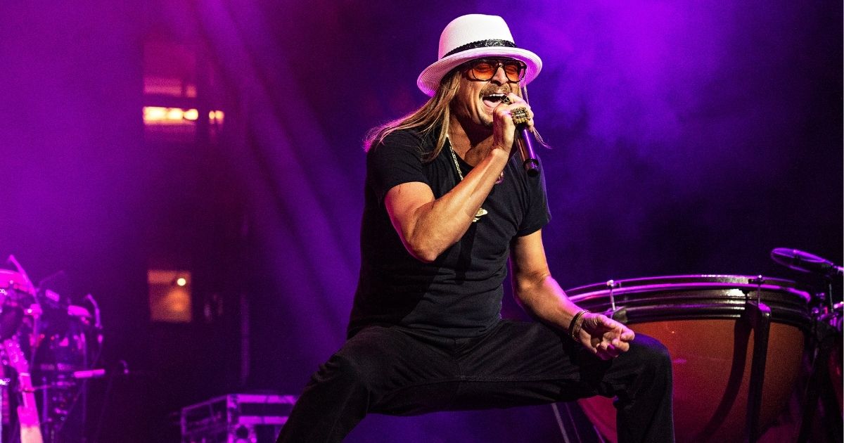 Kid Rock performs on stage at KAABOO Texas at AT&T Stadium on May 11, 2019, in Arlington, Texas.