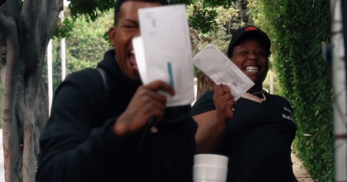 Rappers Nuke Bizzle, left, and Fat Wizza appear in their "EDD" music video.