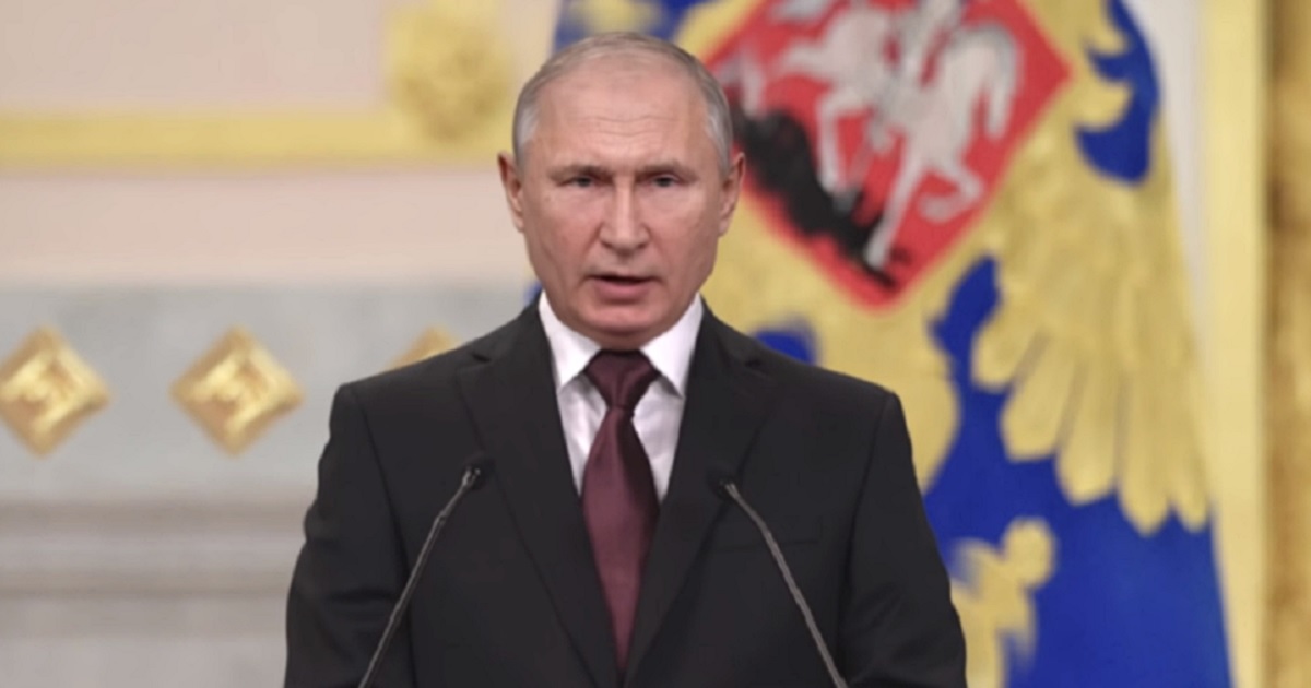Russian President Vladimir Putin as presented in a deepfake video.