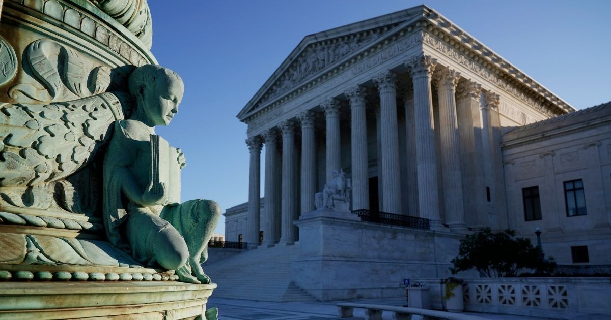 The Supreme Court is seen in Washington, D.C., on Monday.