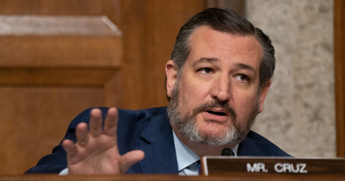 Republican Texas Sen. Ted Cruz questions former FBI Director James Comey at a hearing of the Senate Judiciary Committee on Wednesday in Washington, D.C.