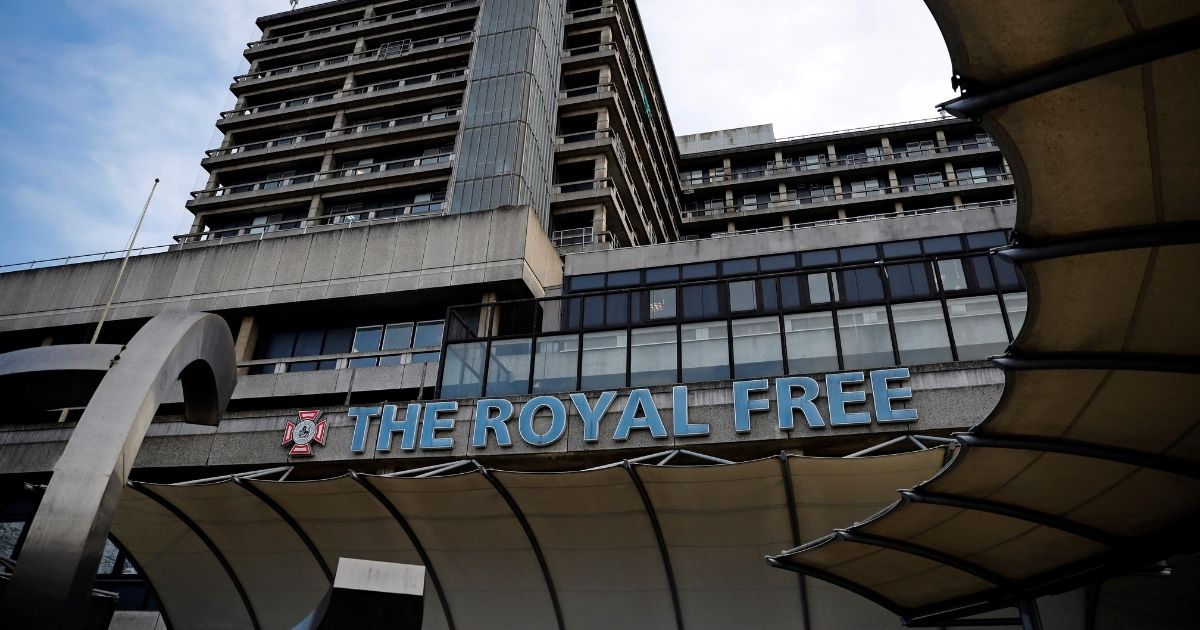 The Royal Free NHS hospital is pictured in London on February 10, 2020, where some of the UK nationals that have been confirmed to have the 2019-nCoV strain of the novel coronavirus have been taken. - The British government on Monday warned the outbreak of novel coronavirus was a "serious and imminent threat" and reported four new cases that brought the total recorded in the country to eight. Two hospitals The Royal Free and Guys and St Thomas', have both been designated as "isolation" facilities, with both currently housing Britons who have returned from Wuhan, the Chinese city at the centre of the outbreak.