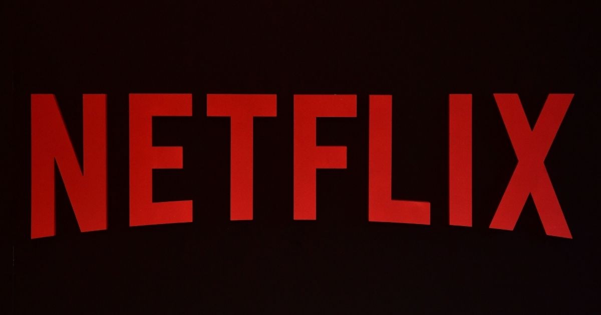 The Netflix logo is pictured during a Netflix event on March 1, 2017 in Berlin.