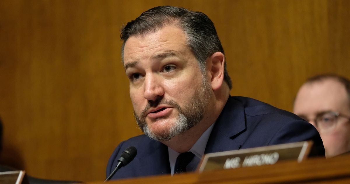 WASHINGTON, DC - APRIL 10: Sen.Ted Cruz (R-TX) speaks at a Senate Judiciary Committee hearing on April 10, 2019 in Washington, DC. The Republican-controlled Senate Judiciary Committee is questioning whether large tech companies are biased towards conservatives.