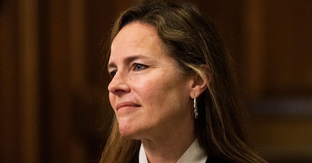 Federal Judge Amy Coney Barrettis pictured in an Oct. 1 file photo.
